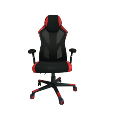 Herní židle Gaming Soft,  textil, černá / červená - 2