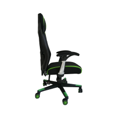 Herní židle Gaming Soft,  textil, černá / zelená - 3