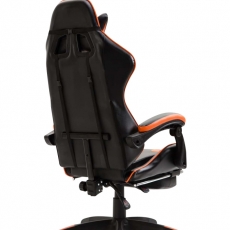 Herní židle Ignite, černá / oranžová - 4
