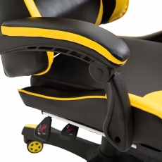 Herní židle Ignite, černá / žlutá - 6