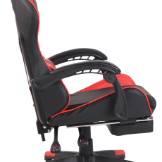 Herní židle Lismore, černá / červená - 2