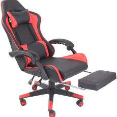 Herní židle Lismore, černá / červená - 8