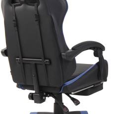 Herní židle Lismore, černá / modrá - 4