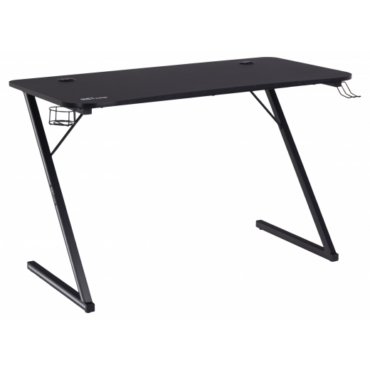 Herný stôl Aiden, 120 cm, čierna - 1