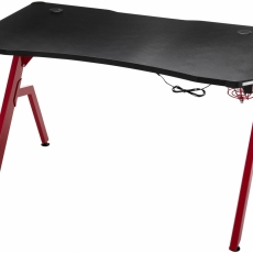 Herný stôl Arvada, 120 cm, červená - 1