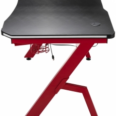 Herný stôl Arvada, 120 cm, červená - 3