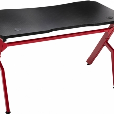 Herný stôl Arvada, 120 cm, červená - 4