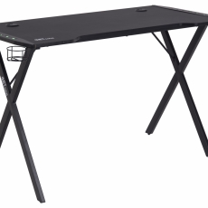 Herný stôl Elijah, 120 cm, čierna - 1