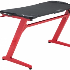 Herný stôl Rockford, 120 cm, červená - 4
