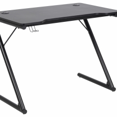 Herný stôl Trooper, 100 cm, čierna - 1