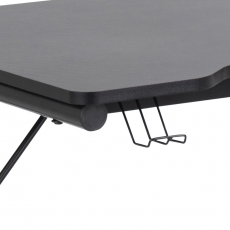 Herný stôl Trooper, 100 cm, čierna - 4