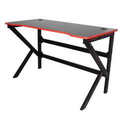 Herný stôl Ziko, 120 cm, čierna