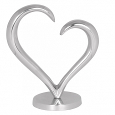 Hliníková dekorace ve tvaru srdce Amour, 35 cm - 1