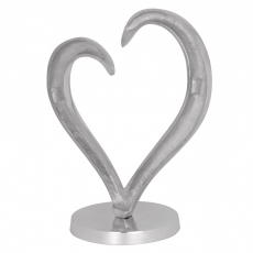 Hliníková dekorácia v tvare srdca Amour, 35 cm - 3