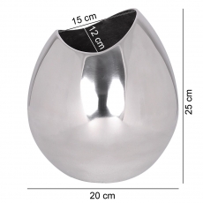Hliníková váza Bowl, 25 cm - 3