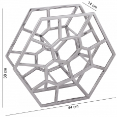 Hliníkový stojan na víno Cubo, 44 cm - 2