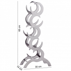 Hliníkový stojan na víno Flame, 65 cm - 3