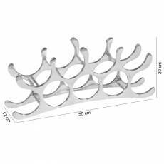 Hliníkový stojan na víno Tondo, 55 cm - 3