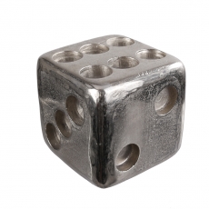 Hliníkový svietnik Hracia kocka, 16 cm - 1