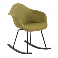 Hojdacie kreslo Gladje textil, zelená