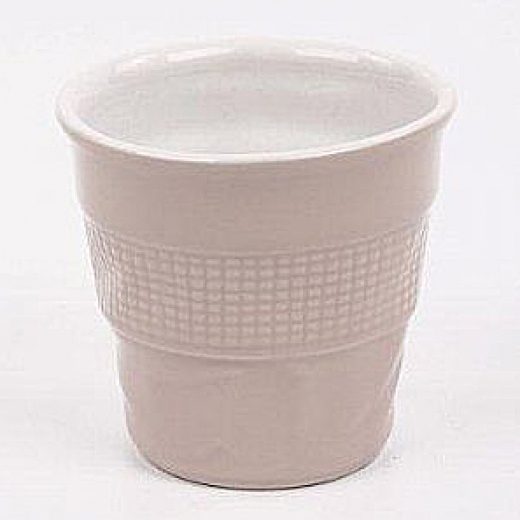 Hrnček porcelánový Pokrčený kelímok - 1