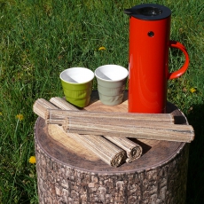 Hrnček porcelánový Pokrčený kelímok - 2