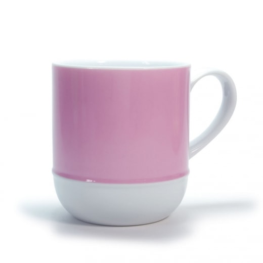 Hrnek porcelánový s ouškem jednobarevný - 1