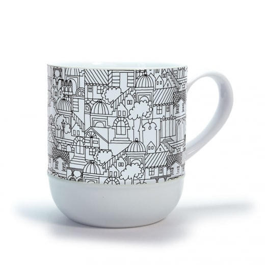 Hrnek porcelánový s ouškem Urbino - 1