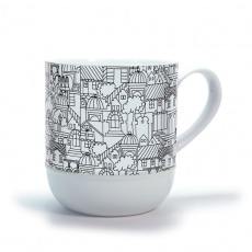 Hrnek porcelánový s ouškem Urbino - 1