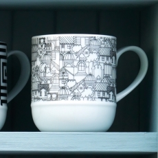 Hrnek porcelánový s ouškem Urbino - 3