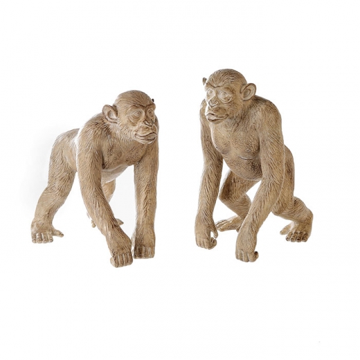 Interiérová dekorace Monkeys, 30 cm, sada 2 ks - 1