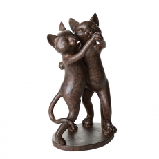 Interiérová dekorace Tančící kočky, 34,5 cm - 1