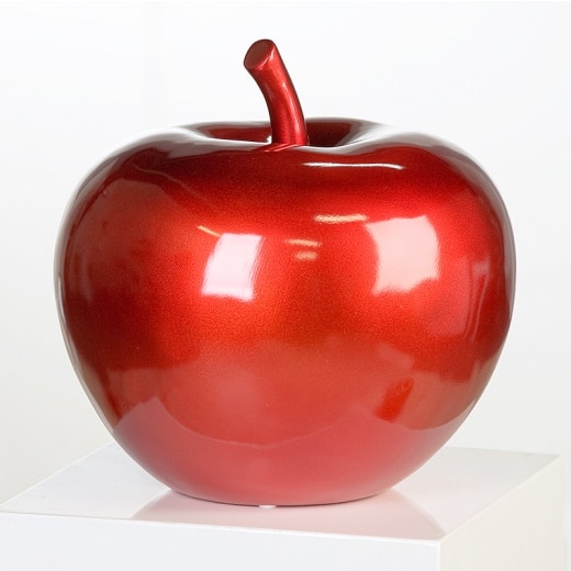 Interiérová dekorácia Apple, 28 cm, červená - 1