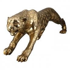 Interiérová dekorácia Leopard, 80 cm, zlatá - 5