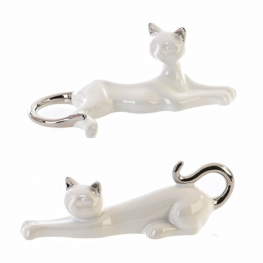 Interiérová dekorácia mačky Milly, 2 ks, 21 cm - 1