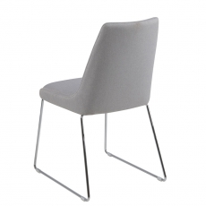 Jedálenská stolička Alicia (Súprava 2 ks), sivá - 3