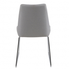 Jedálenská stolička Alicia (Súprava 2 ks), sivá - 4