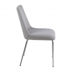 Jedálenská stolička Alicia (Súprava 2 ks), sivá - 5