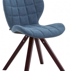 Jedálenská čalúnená stolička Tryk textil, nohy cappuccino - 3
