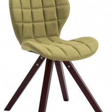 Jedálenská čalúnená stolička Tryk textil, nohy cappuccino - 6
