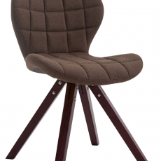 Jedálenská čalúnená stolička Tryk textil, nohy cappuccino - 4