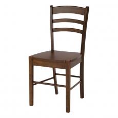 Jedálenská drevená stolička Albina, orech - 1
