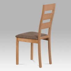 Jedálenská drevená stolička Horizont, buk/hnedá - 2