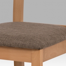 Jedálenská drevená stolička Horizont, buk/hnedá - 4