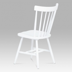 Jedálenská drevená stolička Place, biela - 2