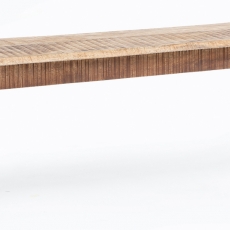 Jedálenská lavica Rustica, 120 cm, mangové drevo - 1