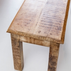 Jedálenská lavica Rustica, 160 cm, mangové drevo - 6