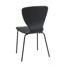 Konferenčná / jedálenská stolička Greta (SET 4 ks), čierna - 2