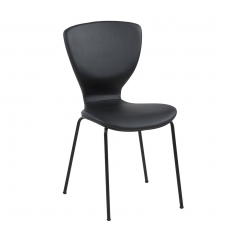 Konferenčná / jedálenská stolička Greta (SET 4 ks), čierna - 1