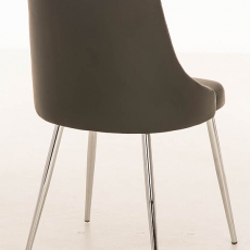 Konferenčná / jedálenská stolička Milada (SET 2 ks) hnedá - 4